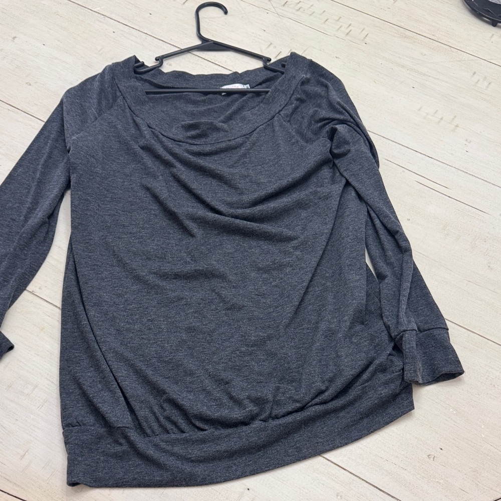 Women's Charcoal Gray Top